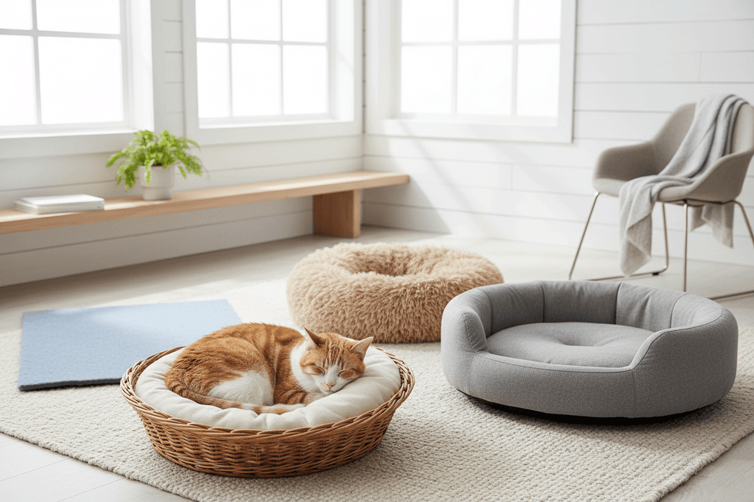 Lit et panier pour chat