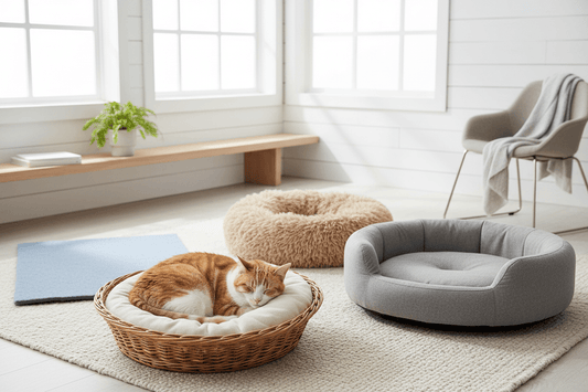Lit et panier pour chat