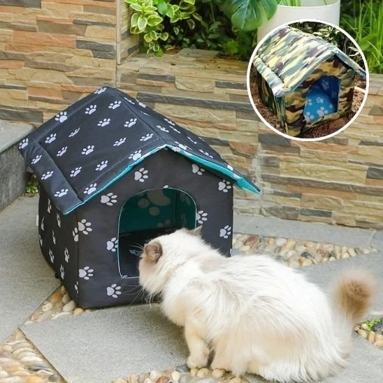 Maison pour chat extérieur | RoyalComfort - Pitou The Cat