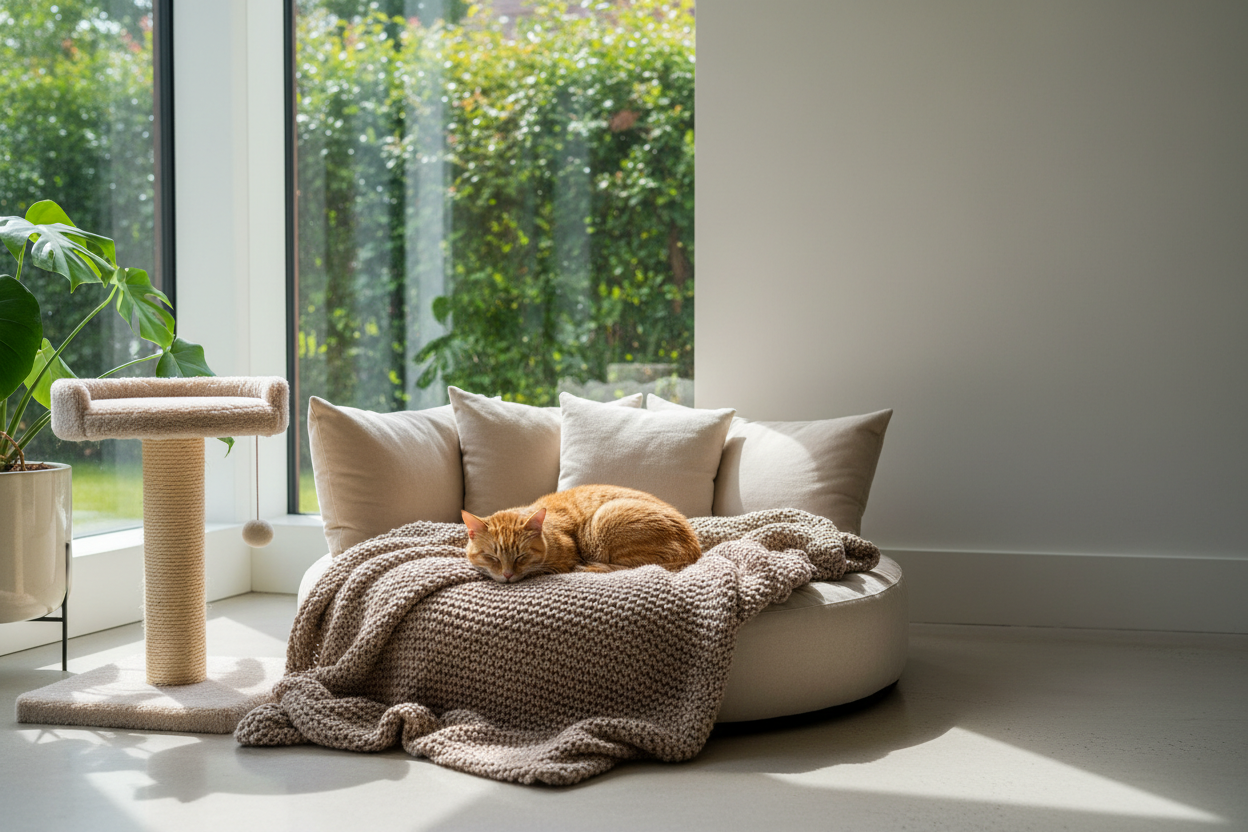 espace de repos pour chat