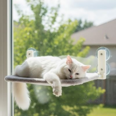 Hamac pour chat fenetre | ComfyPerch - Pitou The Cat
