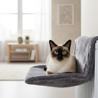 Hamac pour Chat | CozyPaws - Pitou The Cat