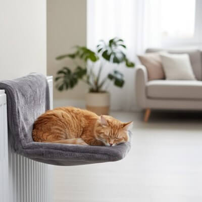 Hamac pour Chat | CozyPaws - Pitou The Cat