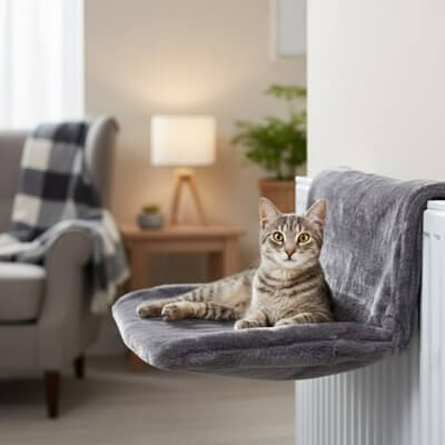 Hamac pour Chat | CozyPaws - Pitou The Cat