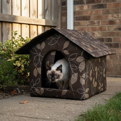 Niche extérieure pour chat | WeatherGuard - Pitou The Cat