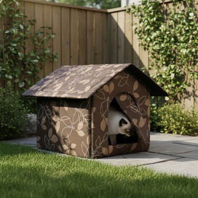 Niche extérieure pour chat | WeatherGuard - Pitou The Cat